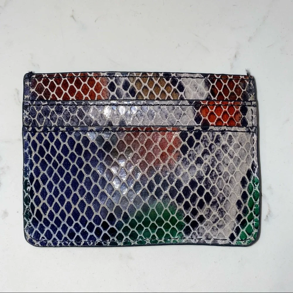 French Connection Leather Card Holder
